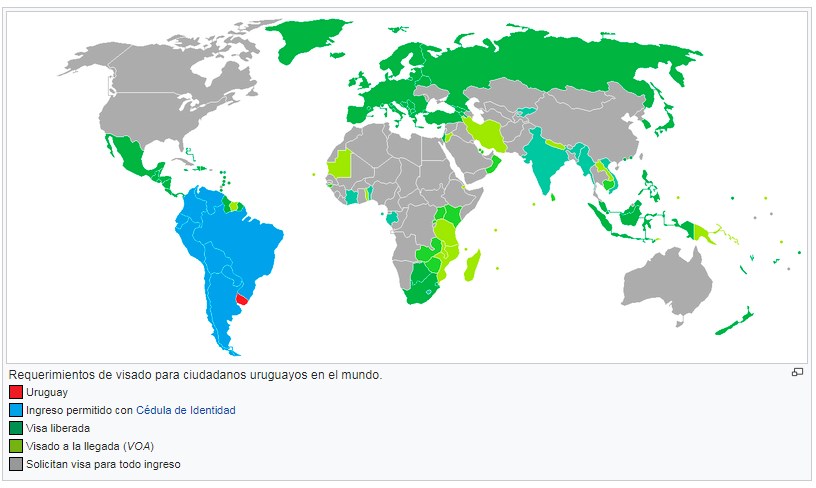 Визы для граждан Уругвая